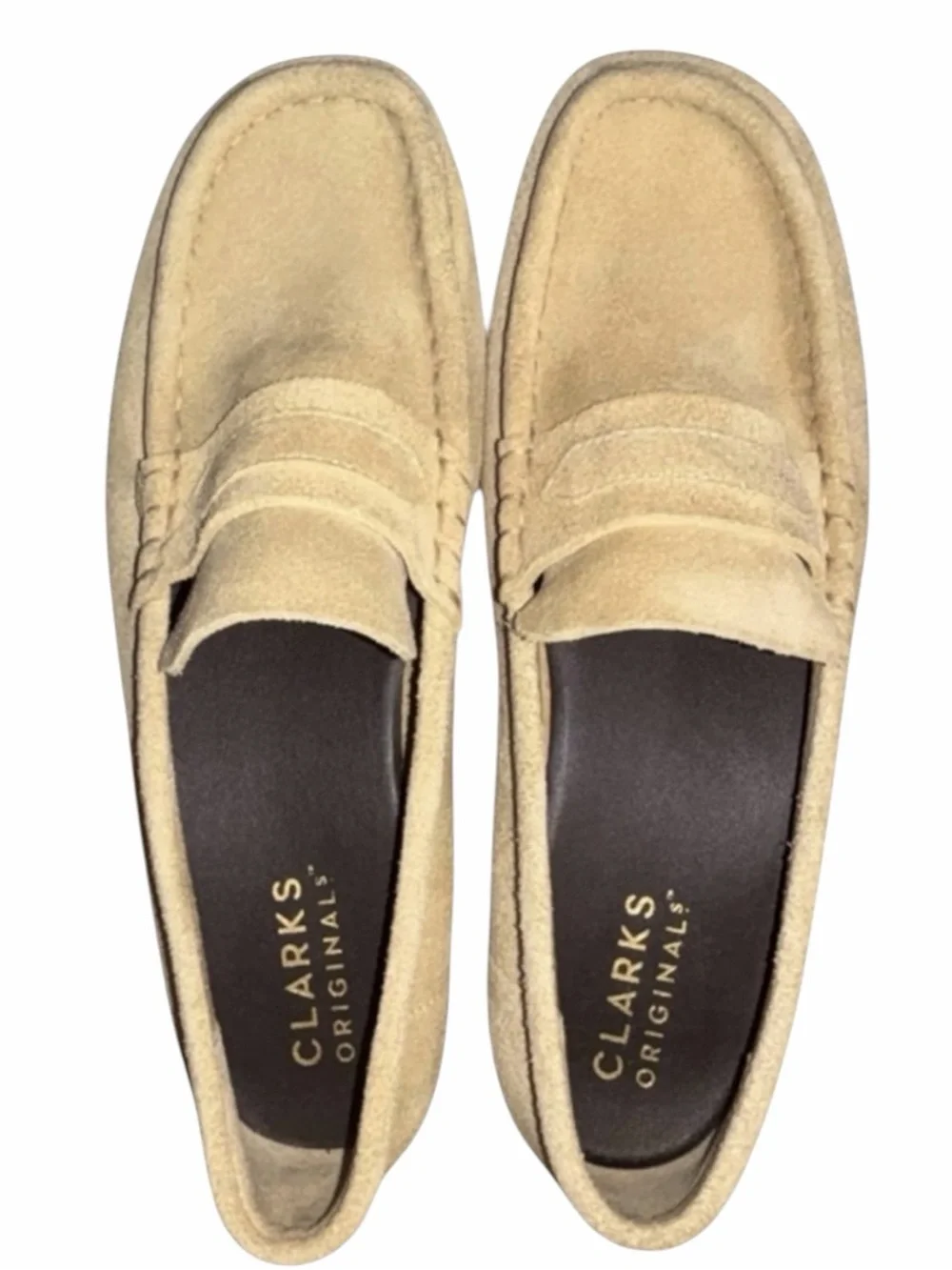 Clarks Originals Wallabee Loafer Maple Suede Moc Toe Size 8.5